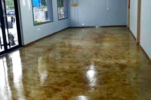 復古地坪的特點有哪些?復古地坪施工簡單嗎?