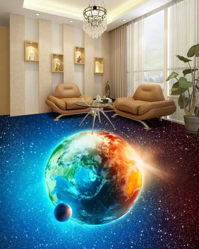 3D藝術(shù)地坪漆施工工藝效果展示!